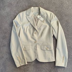 NWT Ann Taylor LOFT cream blazer